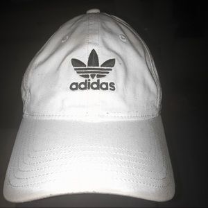 WHITE ADIDAS HAT - UNISEX